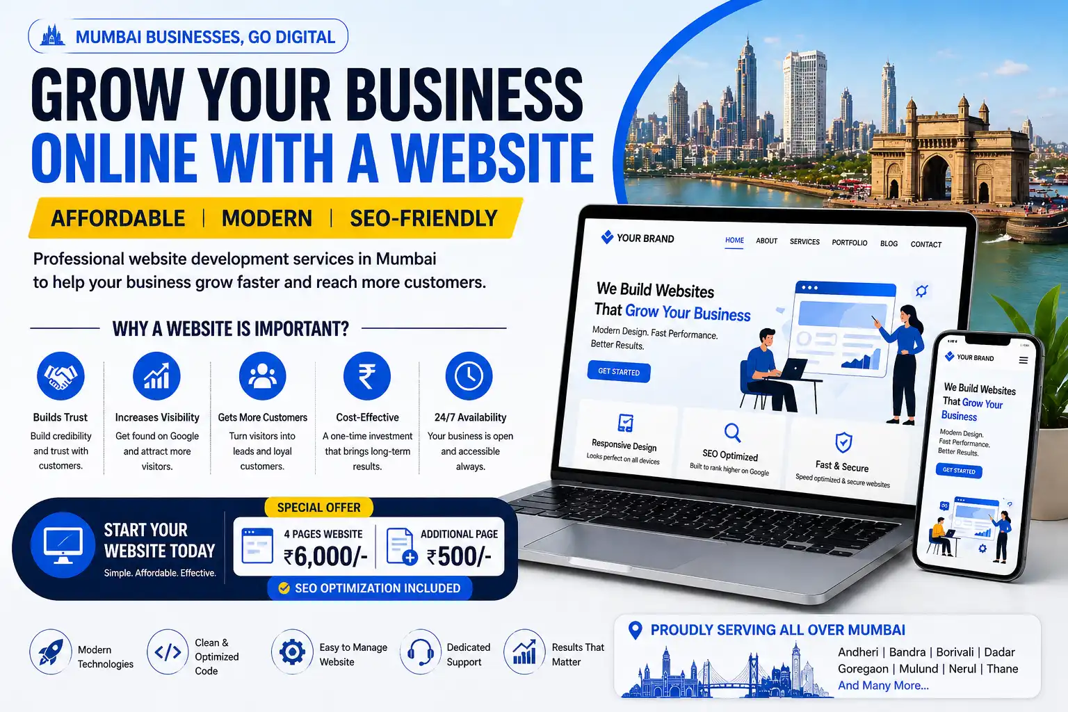 How Small Businesses in Mumbai Can Grow Online with a Website in 2026