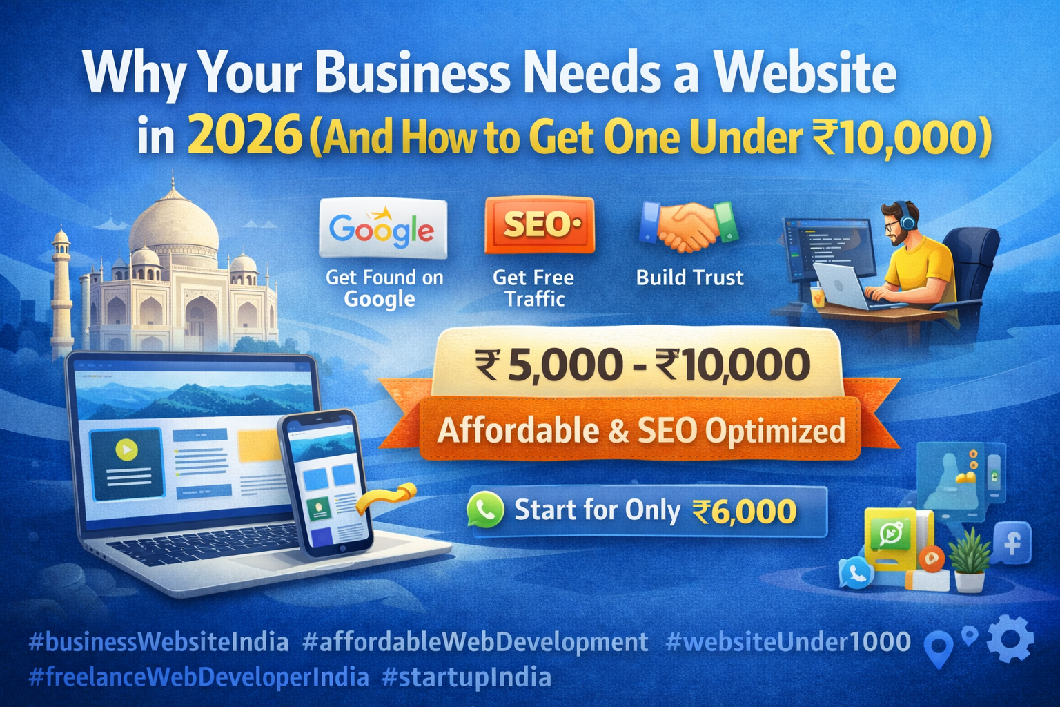 Why Your Business Needs a Website in 2026 (And How to Get One Under Rs.10,000)